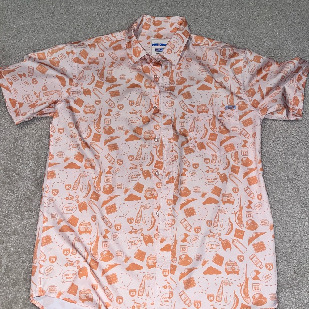 Dumb and Dumber RSVLTS Men’s Medium Button Up